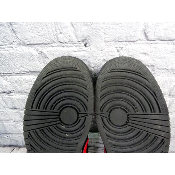 Jordan Air Jordan 1 Low Black/Fire Red-White Men Size 12 Used OG Box - Picture 10 of 16